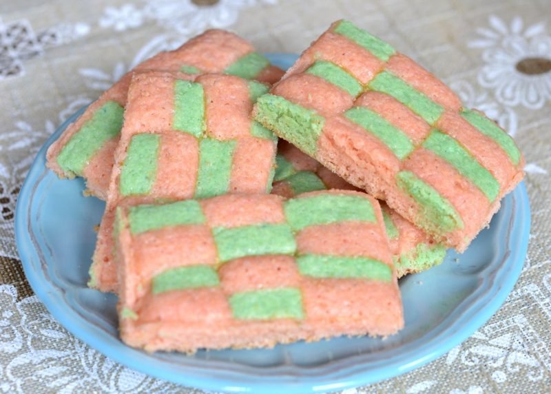 galletitas dameras colores pasteles