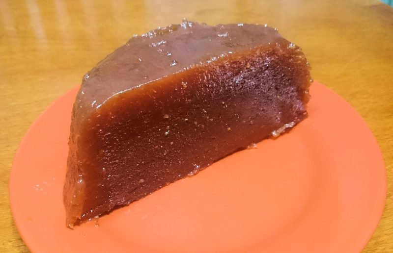 dulce de membrillo con forma