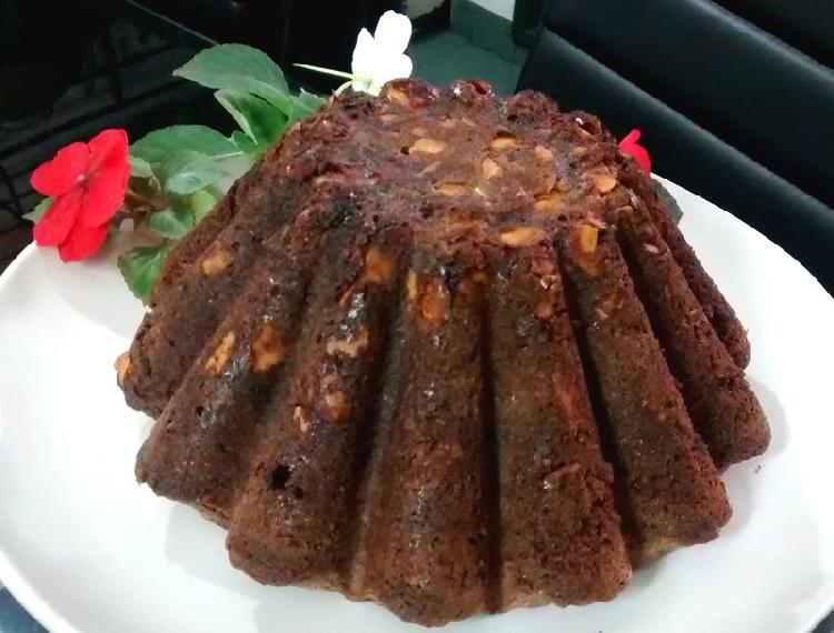 tarta de chocolate y almendras