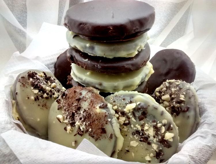 galletas chocolate blanco y negro