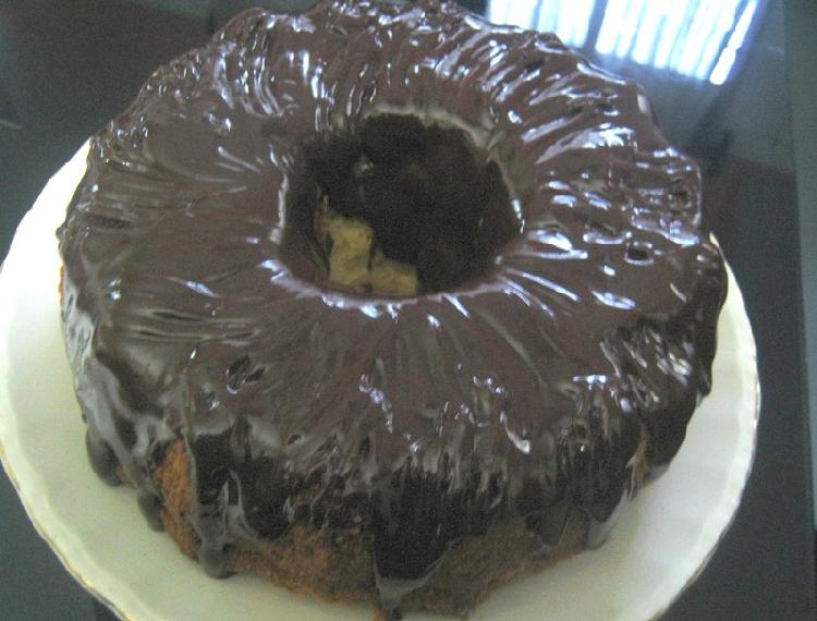 budin fresas y chocolate