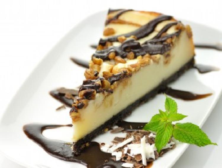 Cheesecake marmoleado