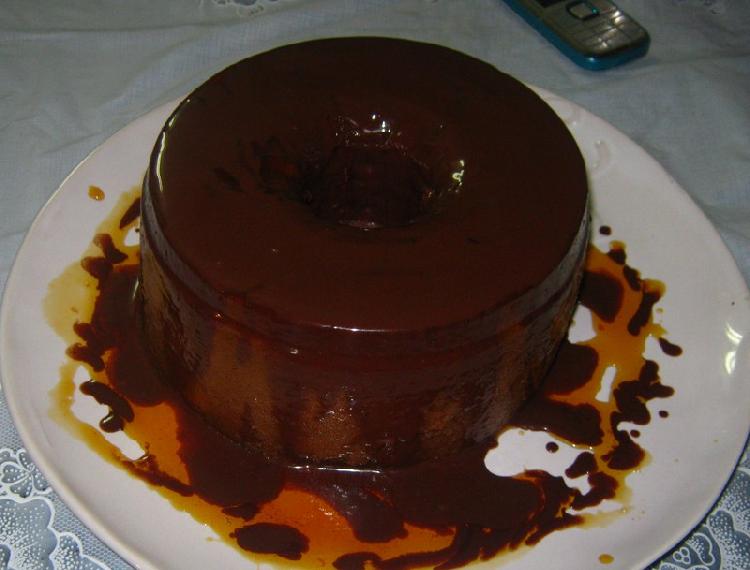 flan de cognac