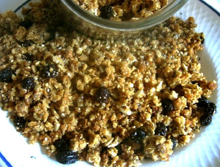 granola con semillas