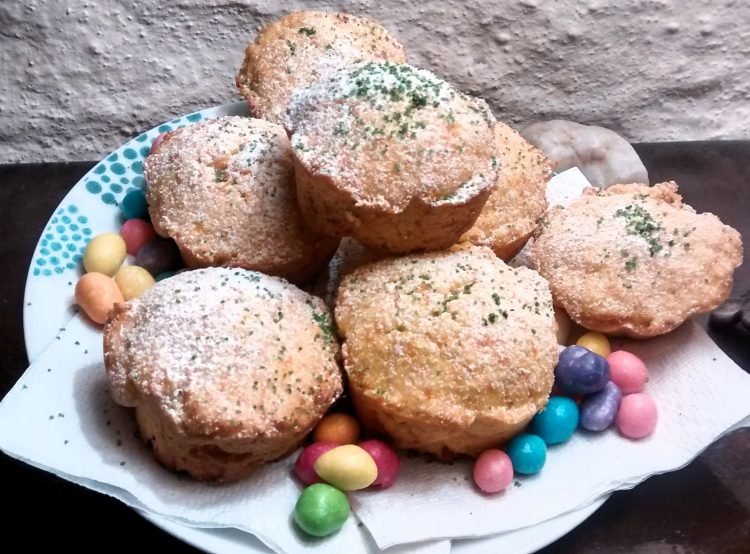 cupcakes de zanahoria y coco