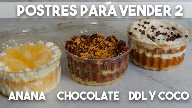 Postres para vender