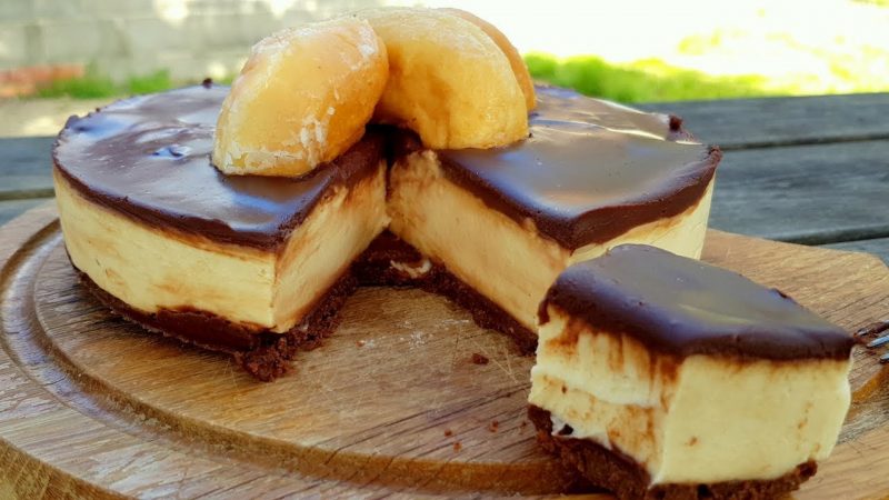 Tarta de donuts o donas sin horno