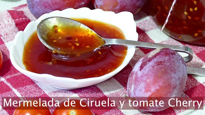 mermelada ciruela y cherry