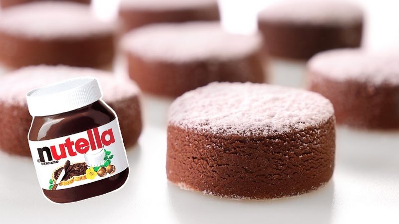 Polvorones caseros de Nutella