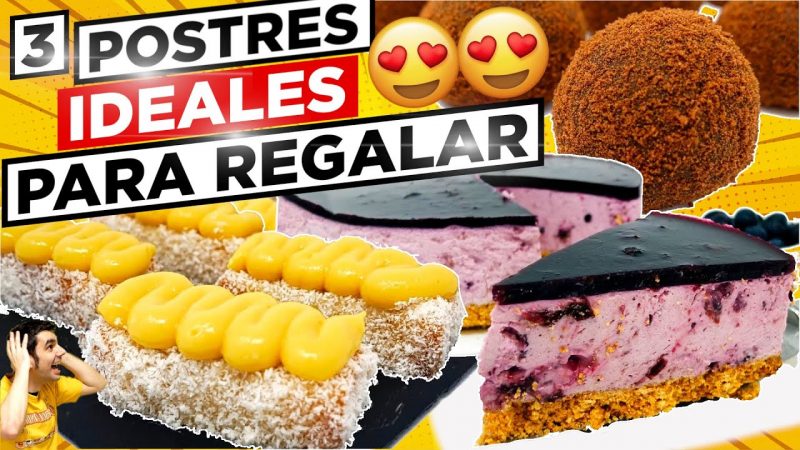 3 recetas ideales para regalar