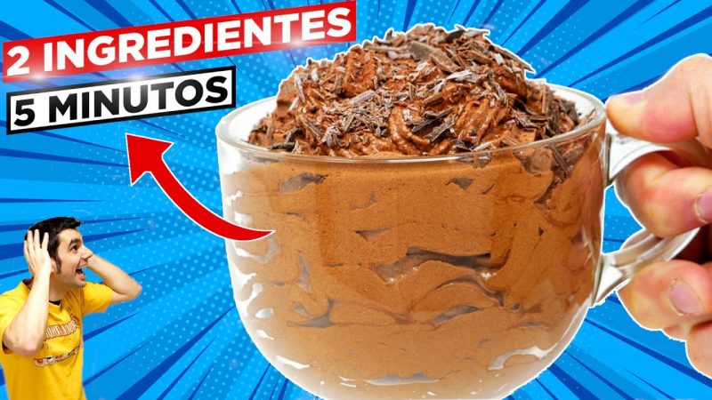 Crema y chocolate en 5 minutos