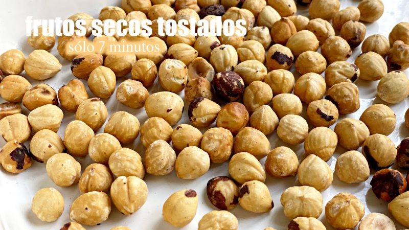 Frutos secos tostados y crujientes