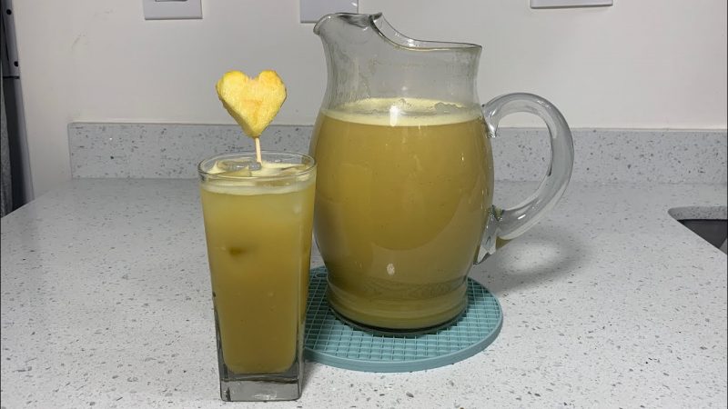 Horchata de cáscaras de piña