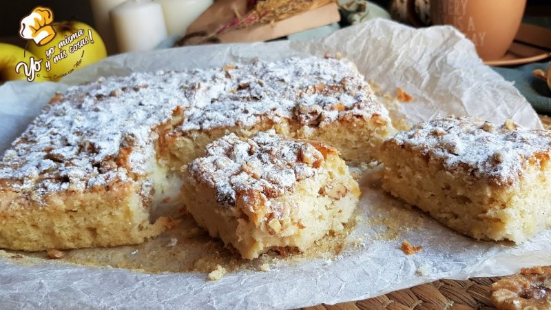 Torta de manzana y nueces