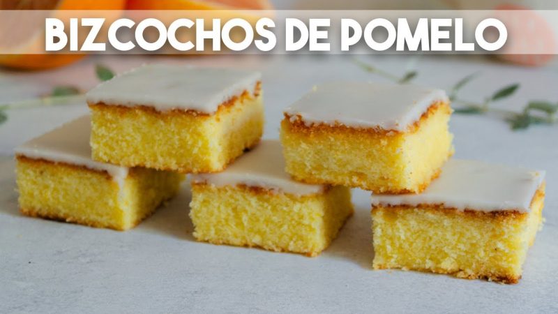 Bizcochos de pomelo