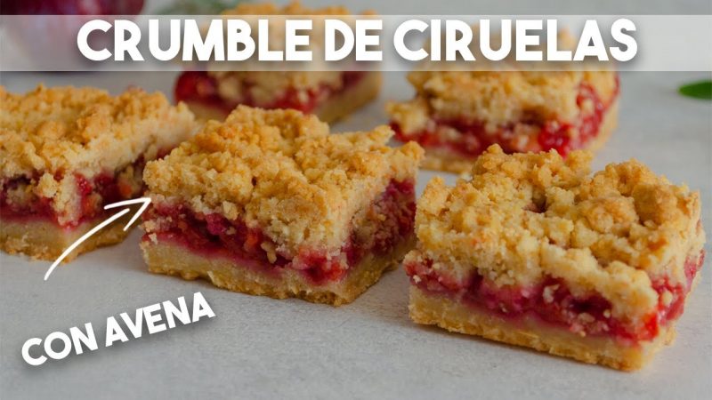 Crumble de ciruelas