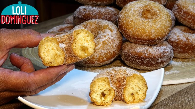 Rosquillas de leche condensada