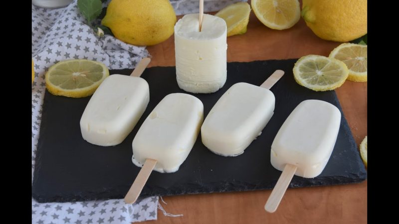 Helados de limón