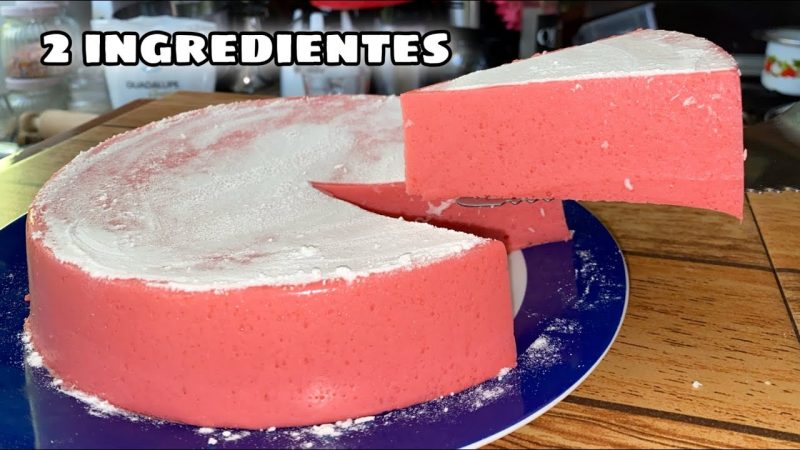 Postre de fresa con solo 2 ingredientes