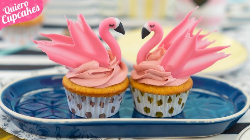 Cupcakes flamencos