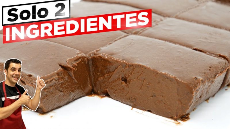 Postre de chocolate