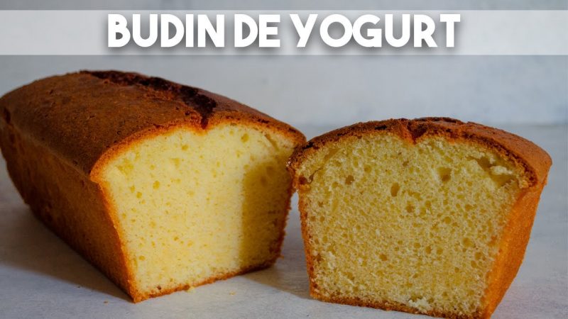 Budin de yogurt