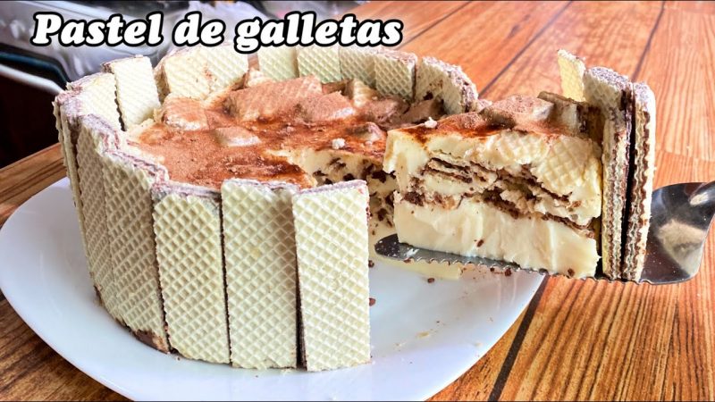 Postre de galletas y tres leches