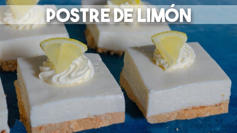 Postre de limón