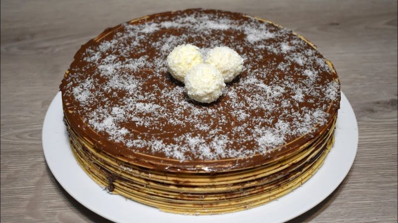 Tarta de chocolate con coco