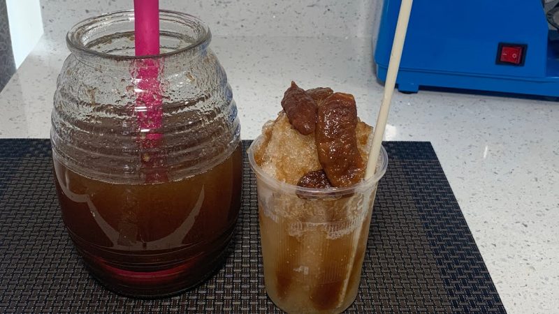 Jarabe de tamarindo para los raspados