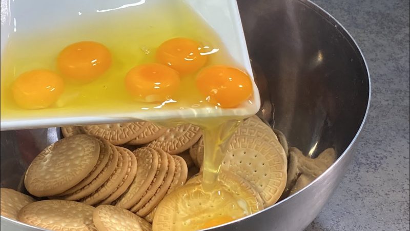 Añadimos huevos a las galletas