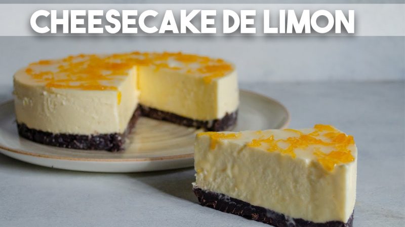 Cheesecake de limón