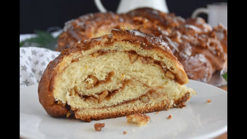 Rosca de nueces y canela