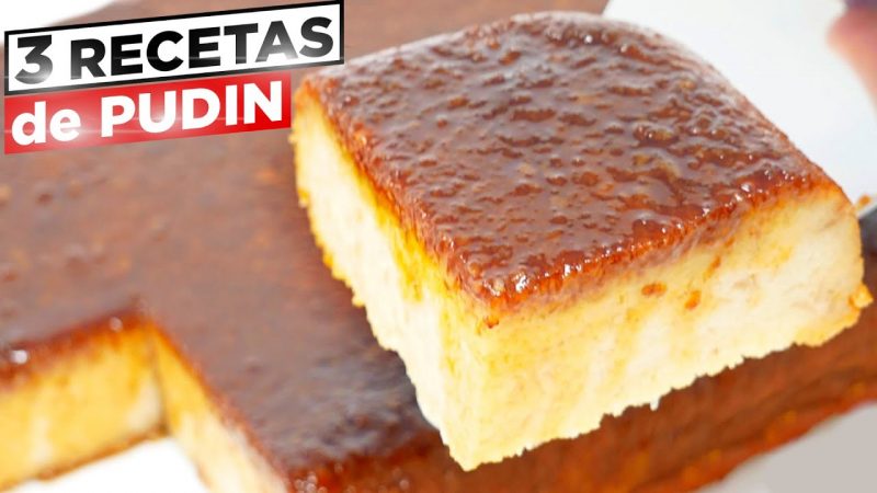 3 Recetas sencillas de pudin