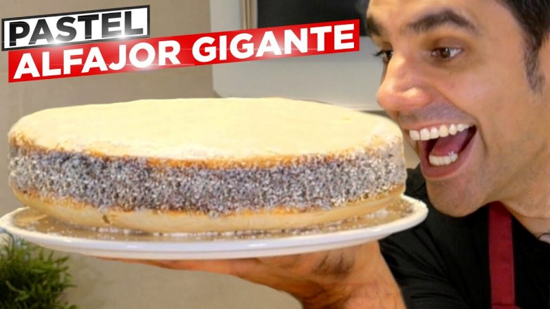 Alfajor de maizena gigante