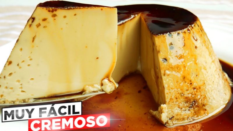 Flan de castañas