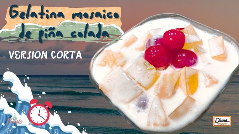 Gelatina de Piña Colada