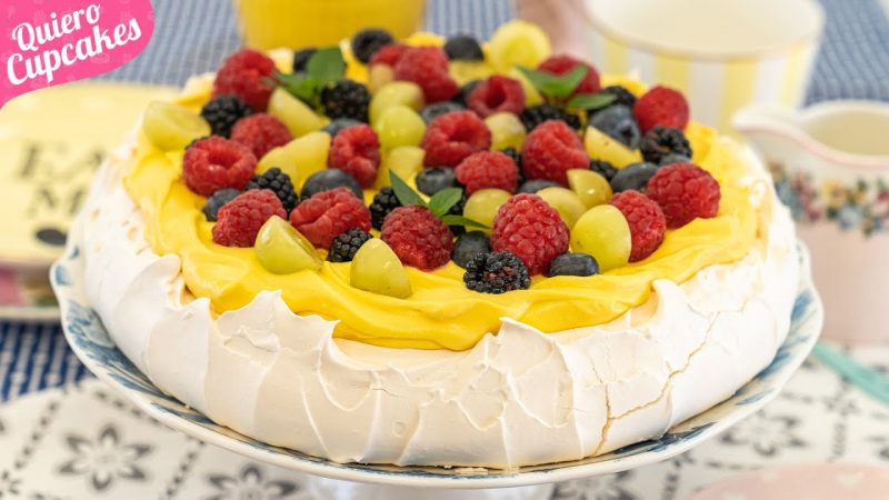 Pavlova de fruta