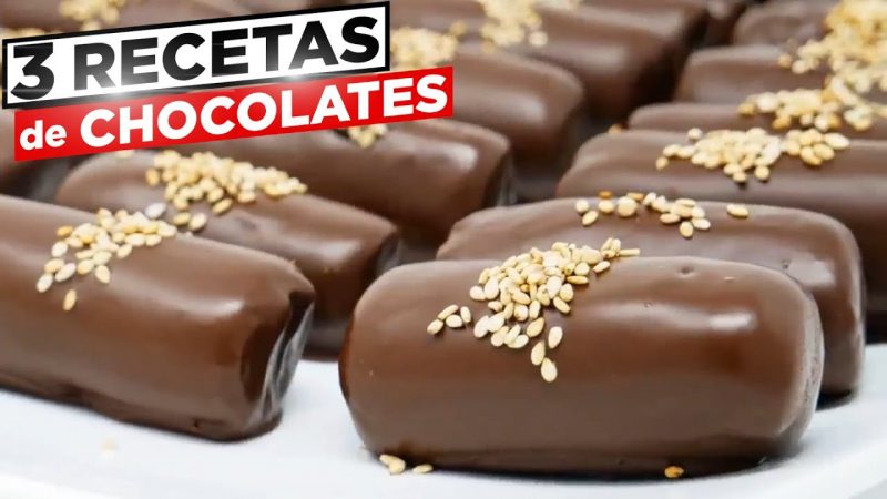 3 Recetas de chocolates