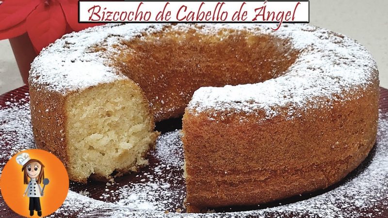 Bizcocho de cabello de ángel