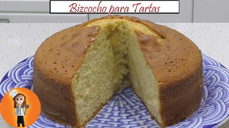 Bizcocho para tartas