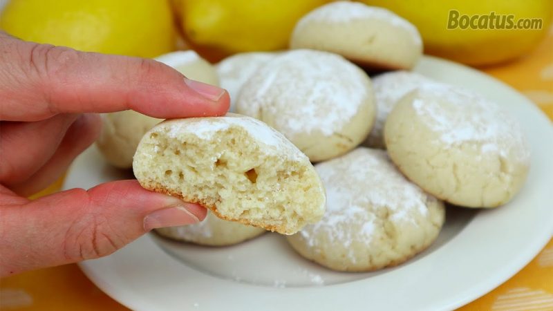 Galletas de limón y queso