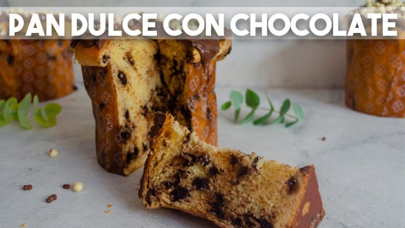 Pan dulce con chocolate