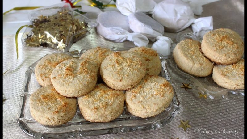 Polvorones de coco