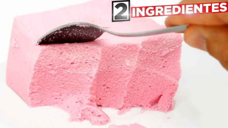 Postre cremoso con solo dos ingredientes