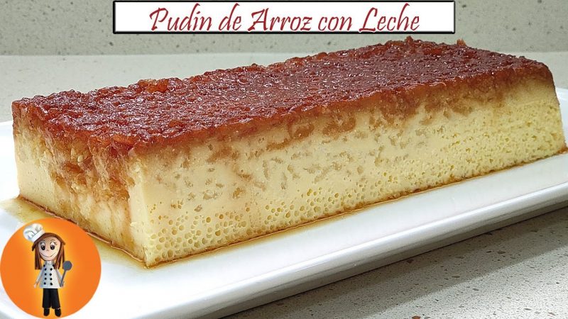 Pudin de arroz con leche