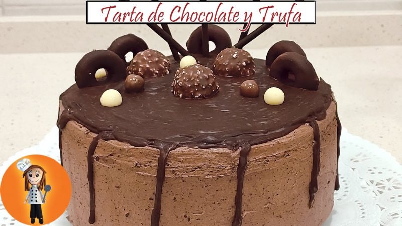 Tarta de chocolate y trufa