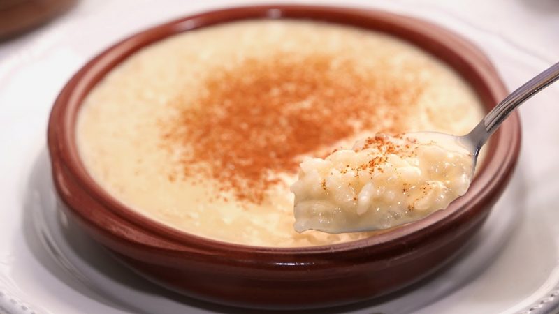 Arroz con leche al estilo Portugués