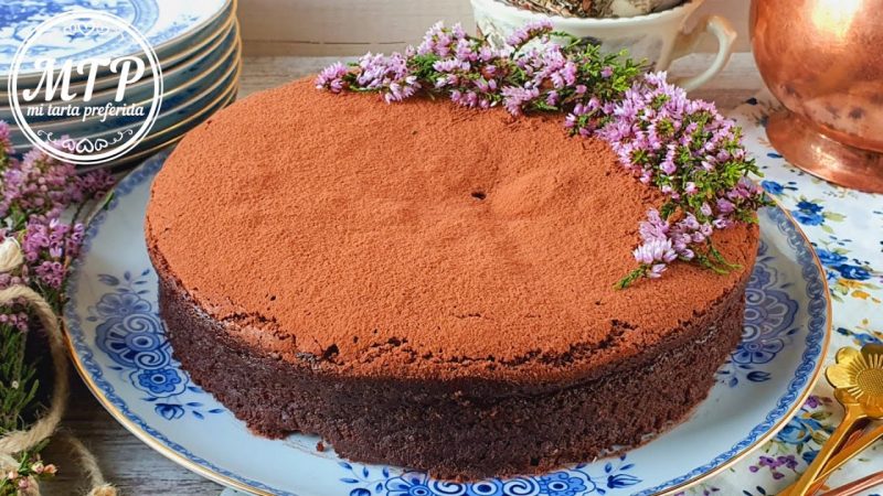 Pastel de chocolate sin harina