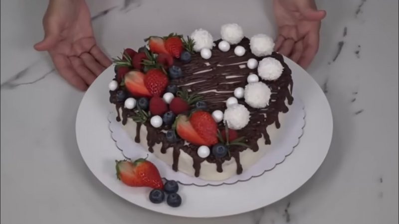 Tarta de corazón